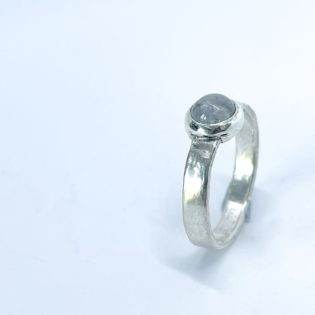 Herbert & Wilks Solitaire Tourmaline Stacking ring