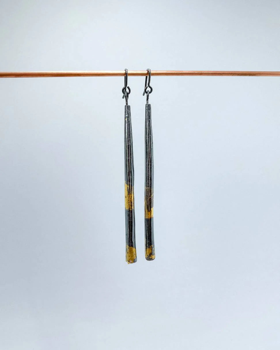 Wrapped Pendant Earrings