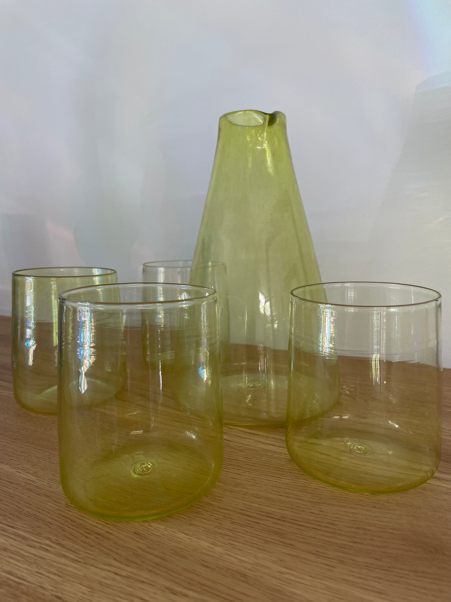 Monmouth Glass square cup (hand blown)