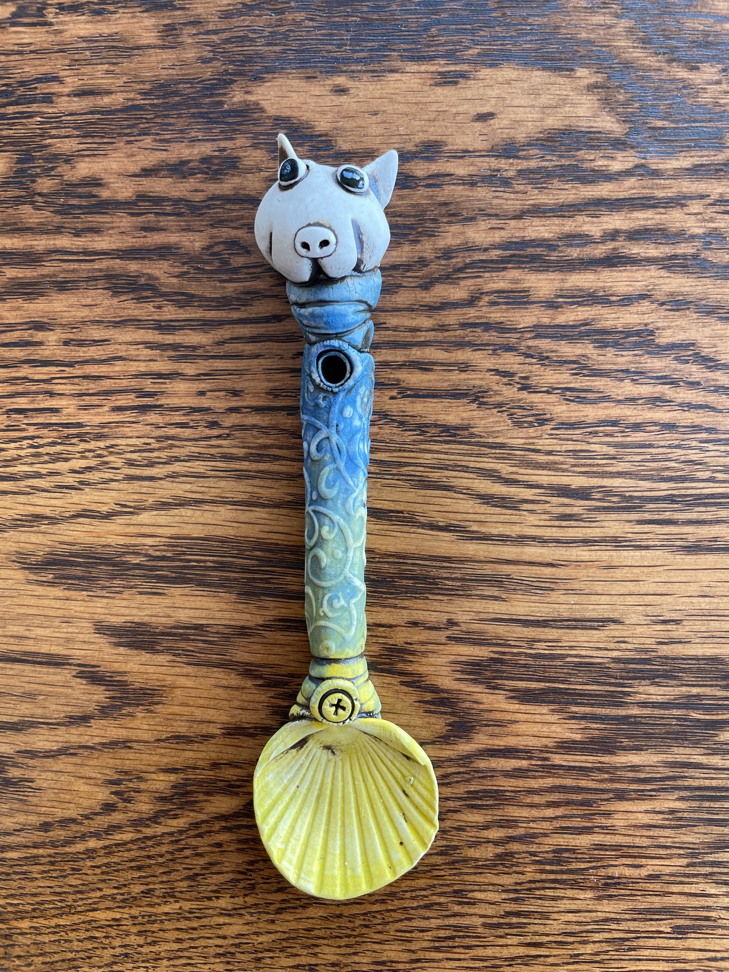 Fiona Tunnicliffe Decorative Spoon - Pooch plus shell