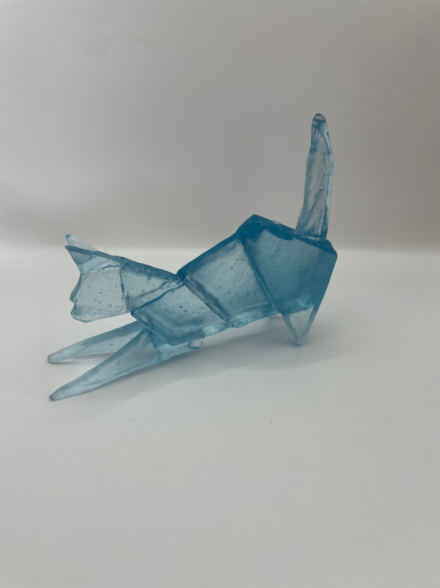 Cat origami glass Thomas Barter