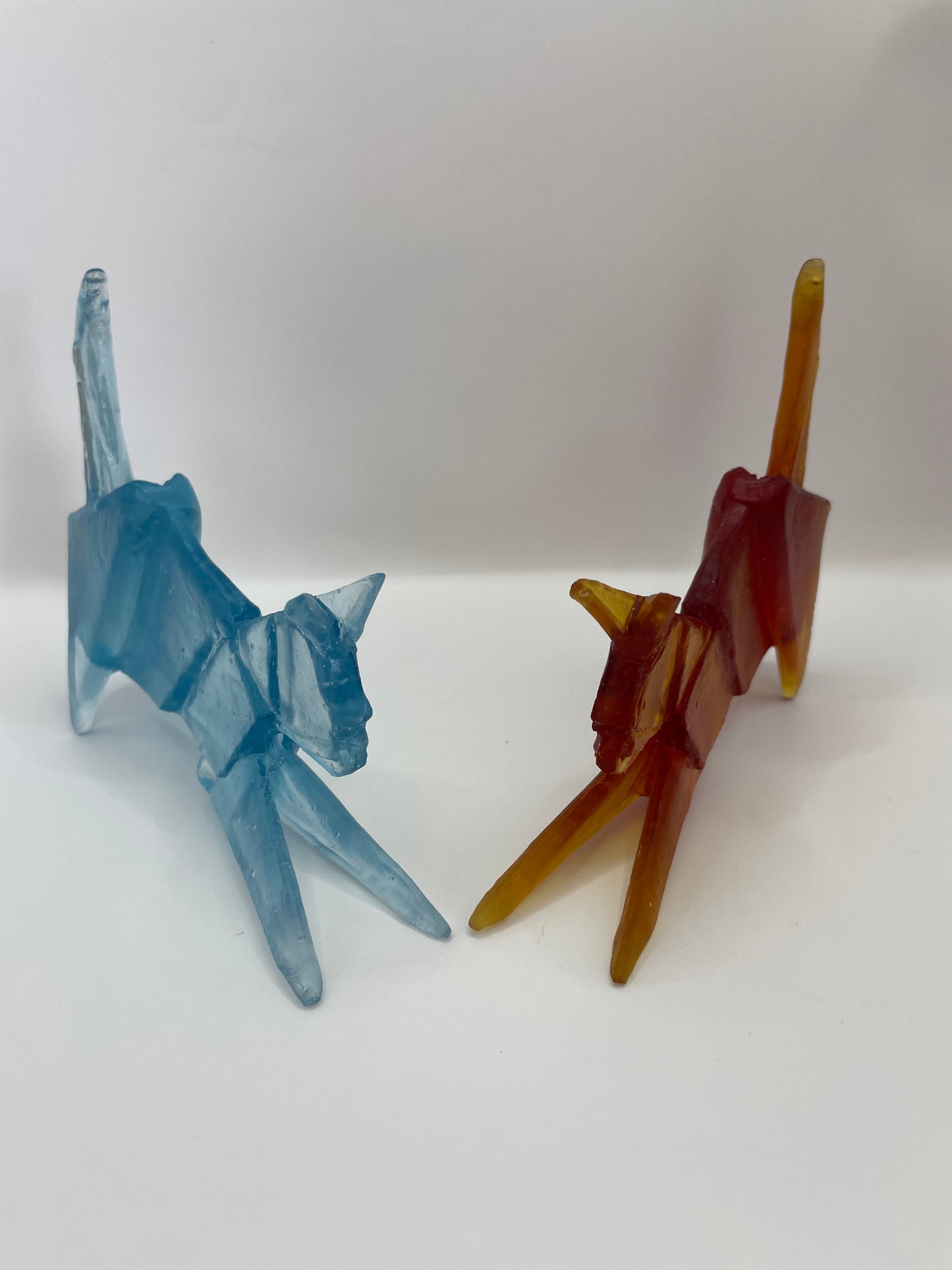 Cat origami glass Thomas Barter