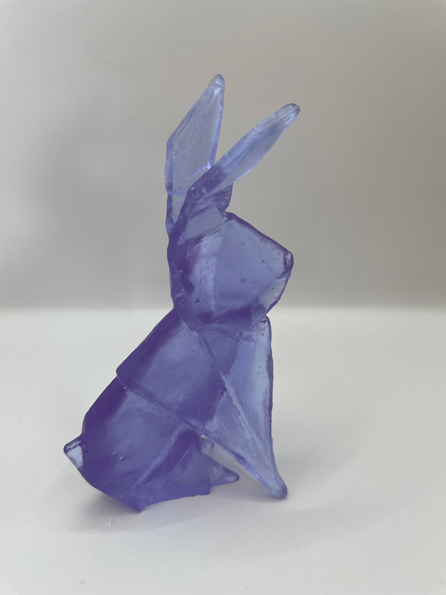 Rabbit origami glass Thomas Barter