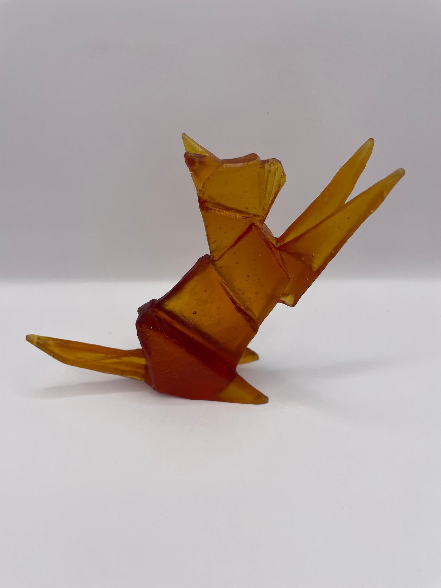 Cat origami glass Thomas Barter