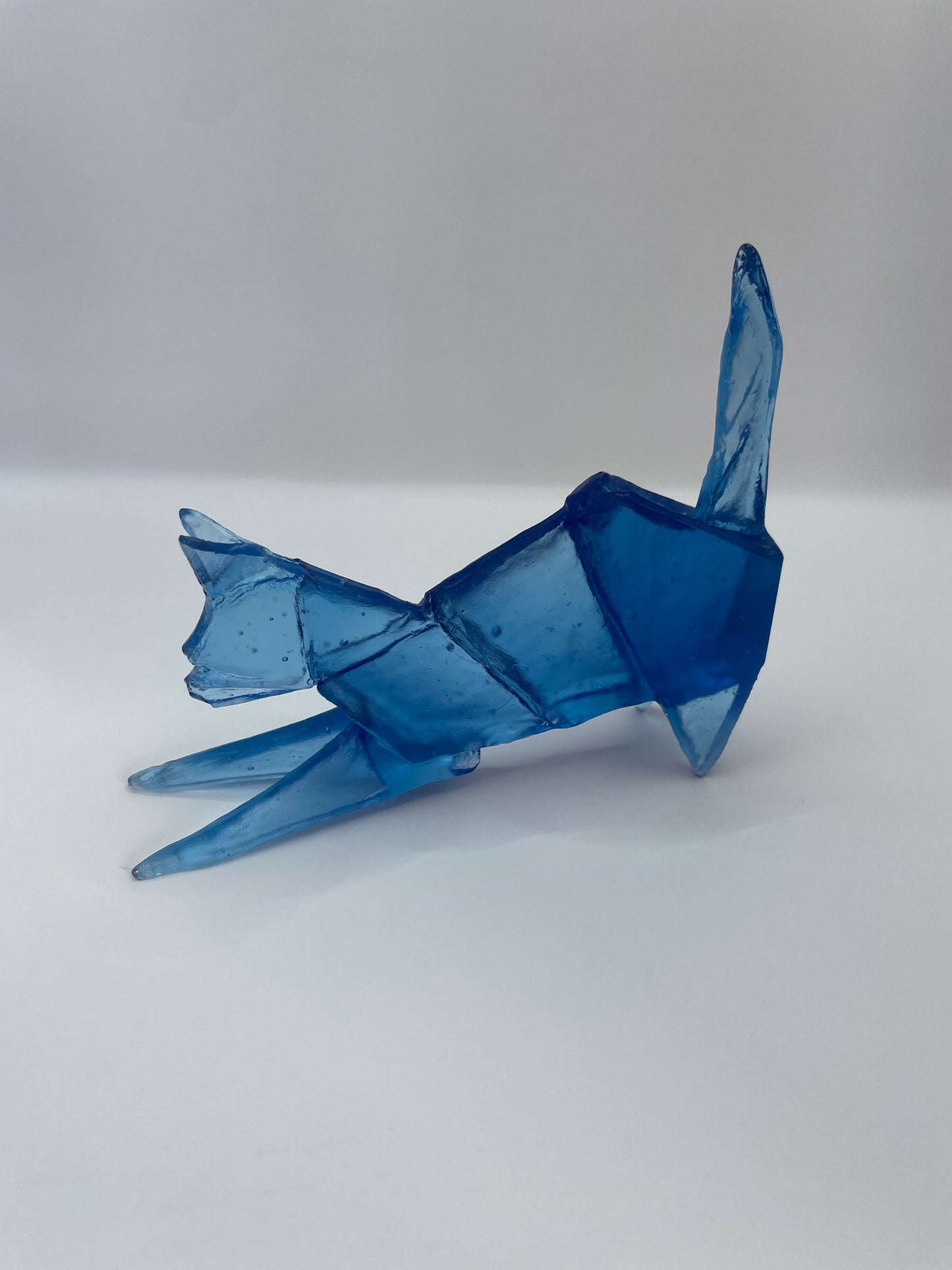 Cat origami glass Thomas Barter