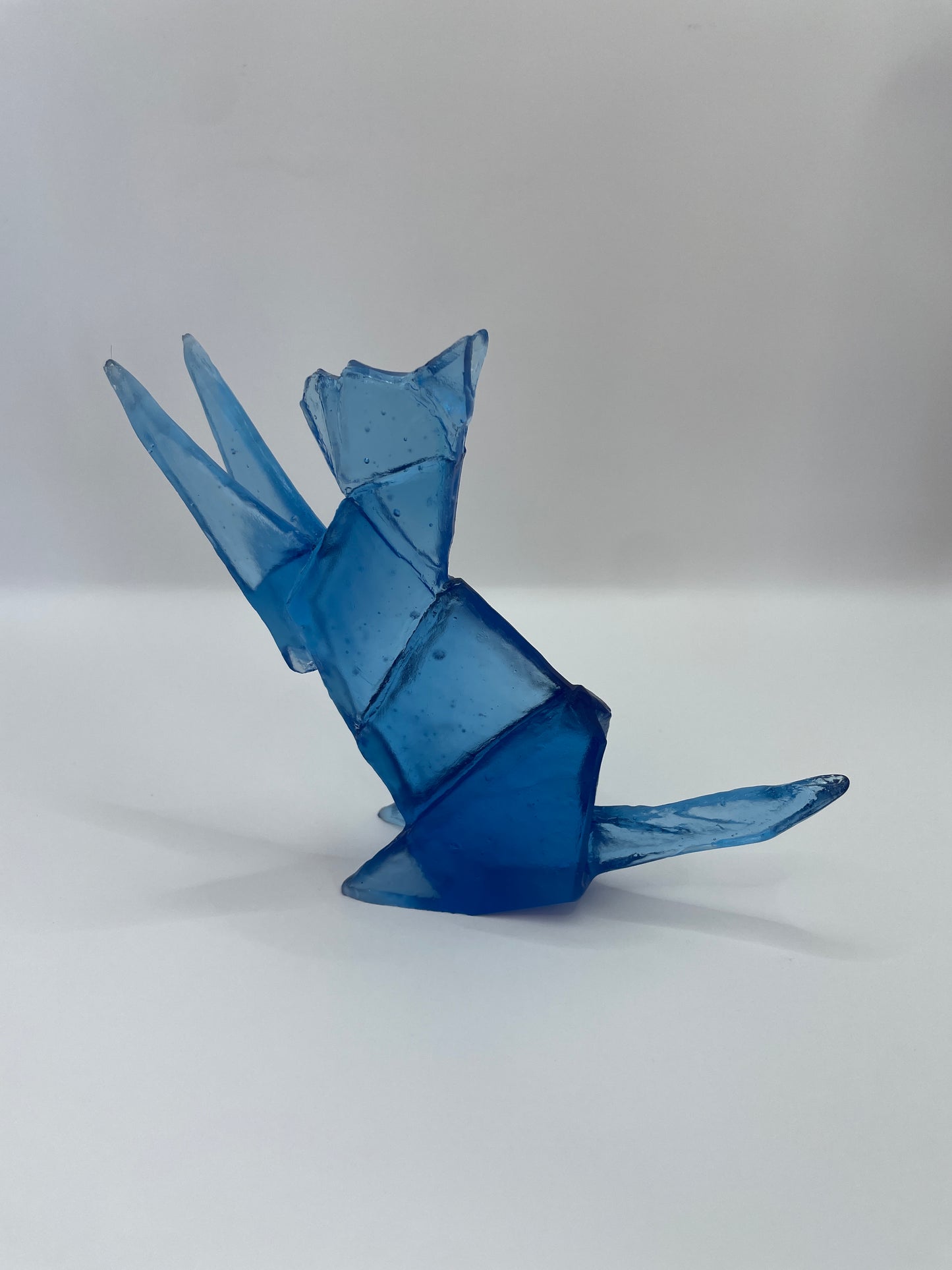 Cat origami glass Thomas Barter