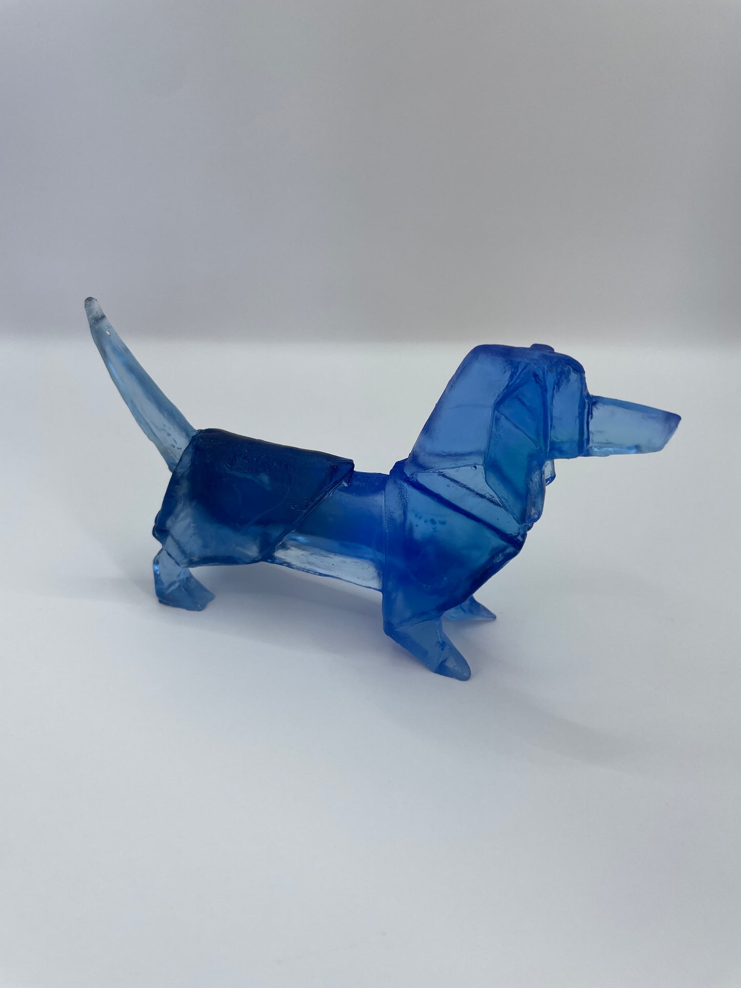 Dog (Schnitzel) Glass Origami Thomas Barter