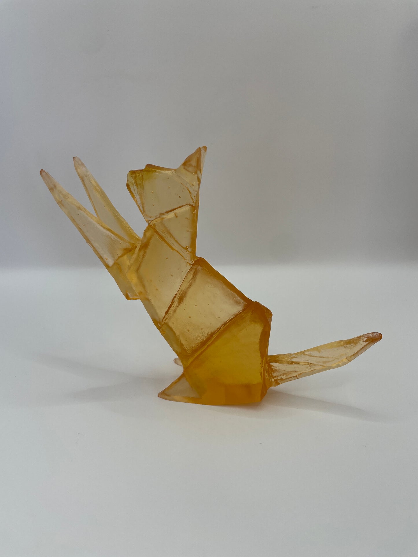 Cat origami glass Thomas Barter