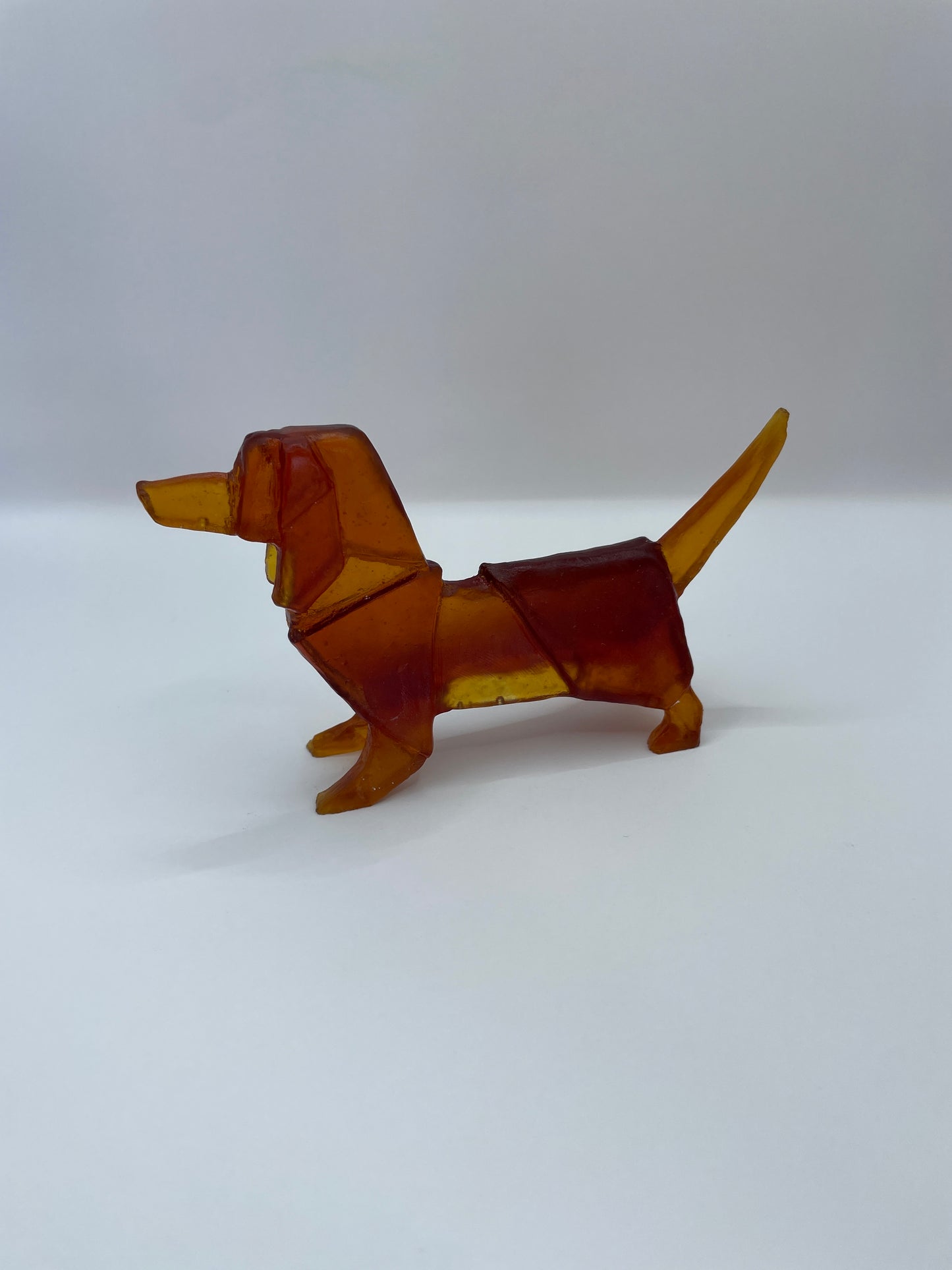 Dog (Schnitzel) Glass Origami Thomas Barter