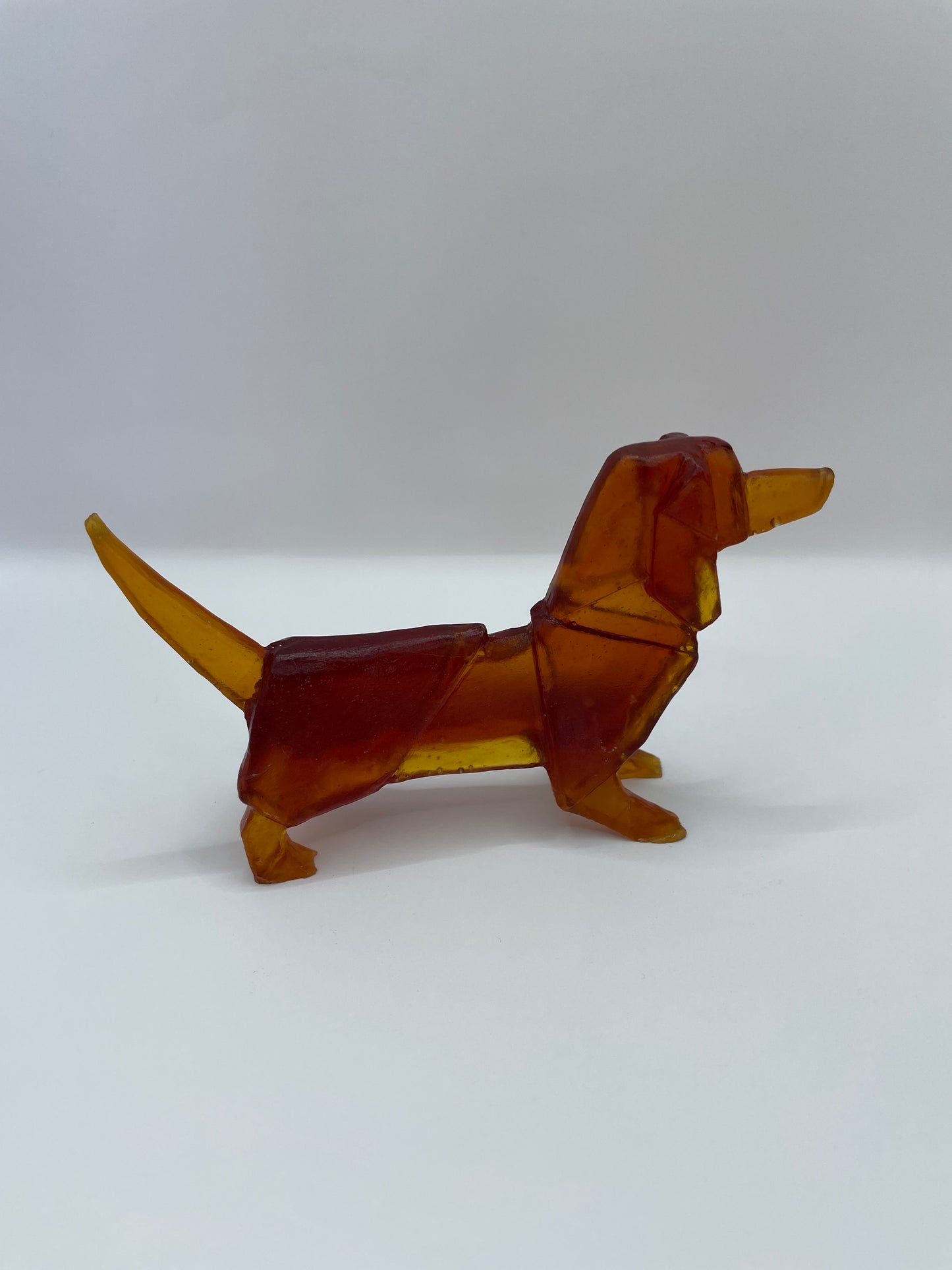 Dog (Schnitzel) Glass Origami Thomas Barter