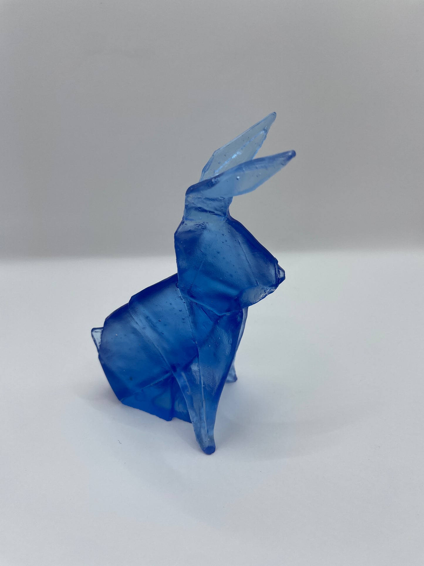 Rabbit origami glass Thomas Barter