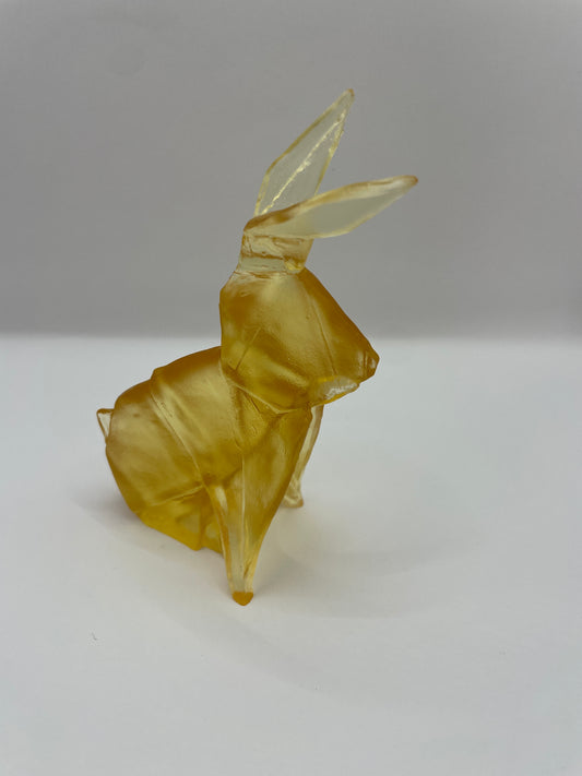 Rabbit origami glass Thomas Barter