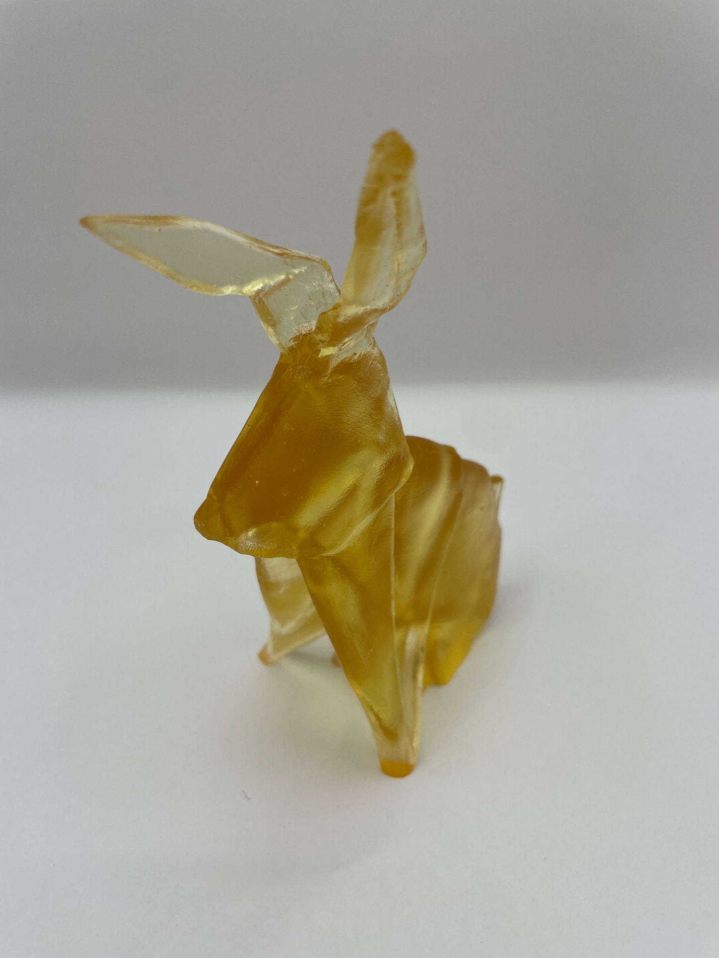 Rabbit origami glass Thomas Barter