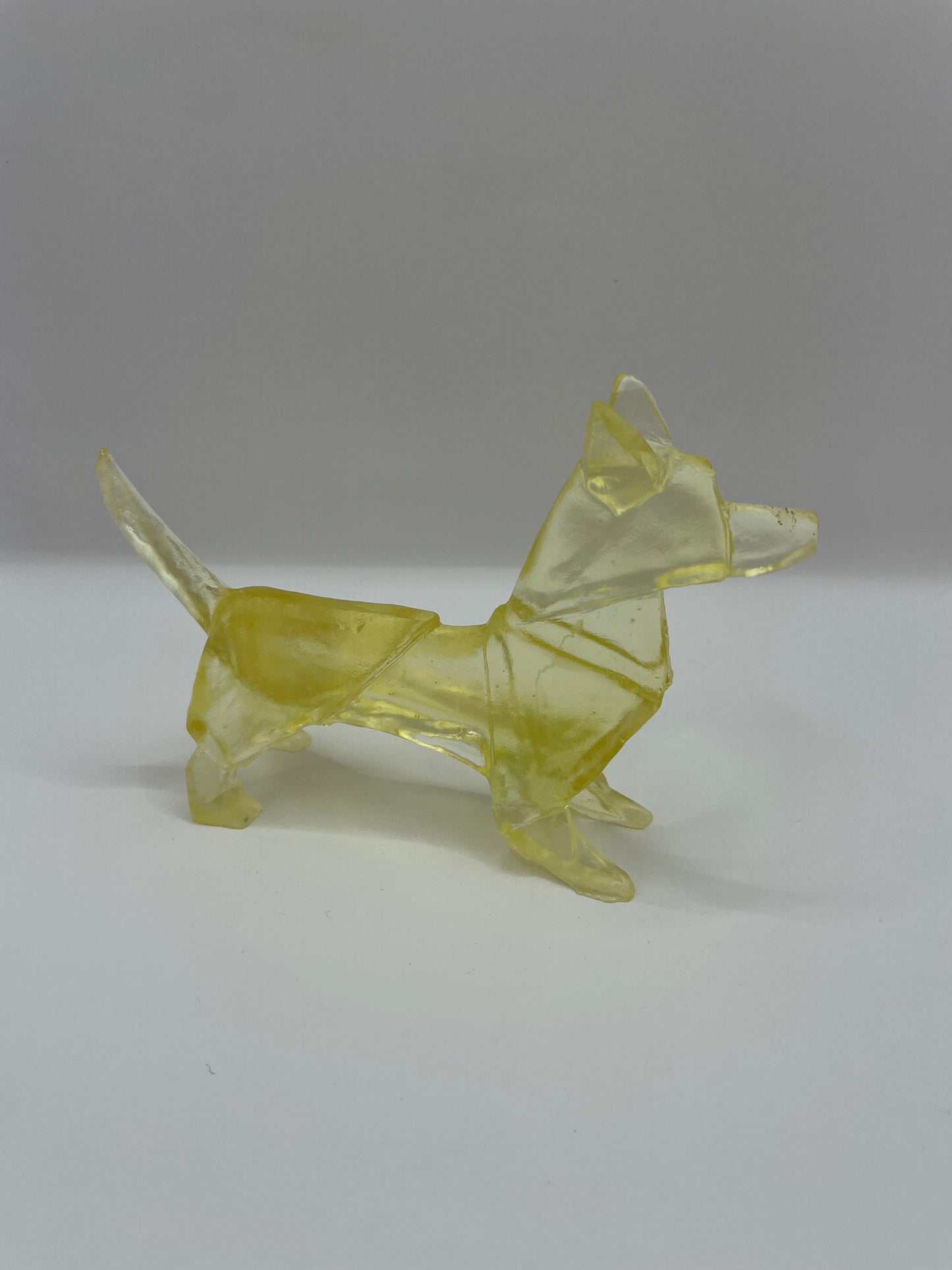 Terrier Dog Origami Glass Thomas Barter