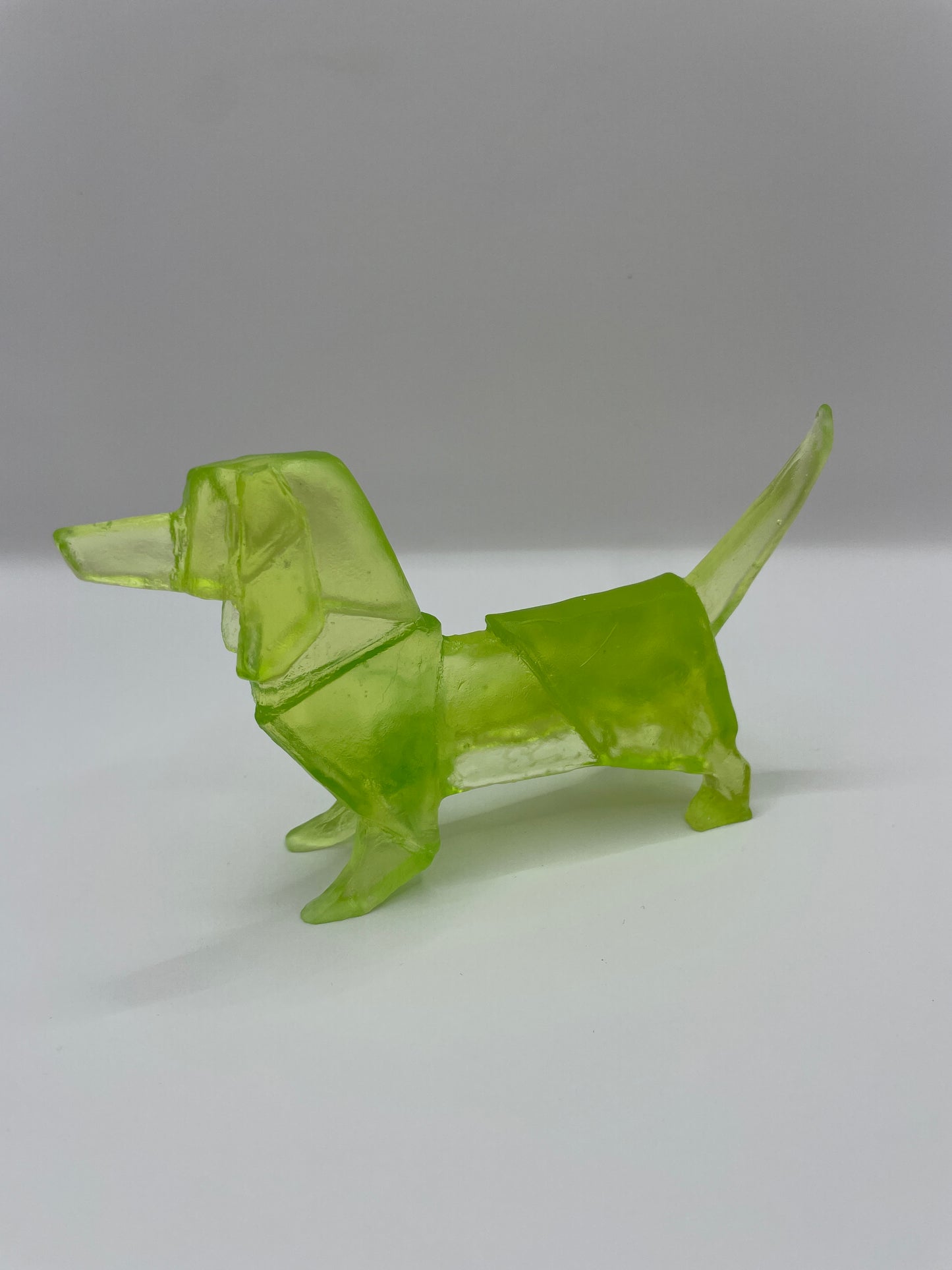 Dog (Schnitzel) Glass Origami Thomas Barter