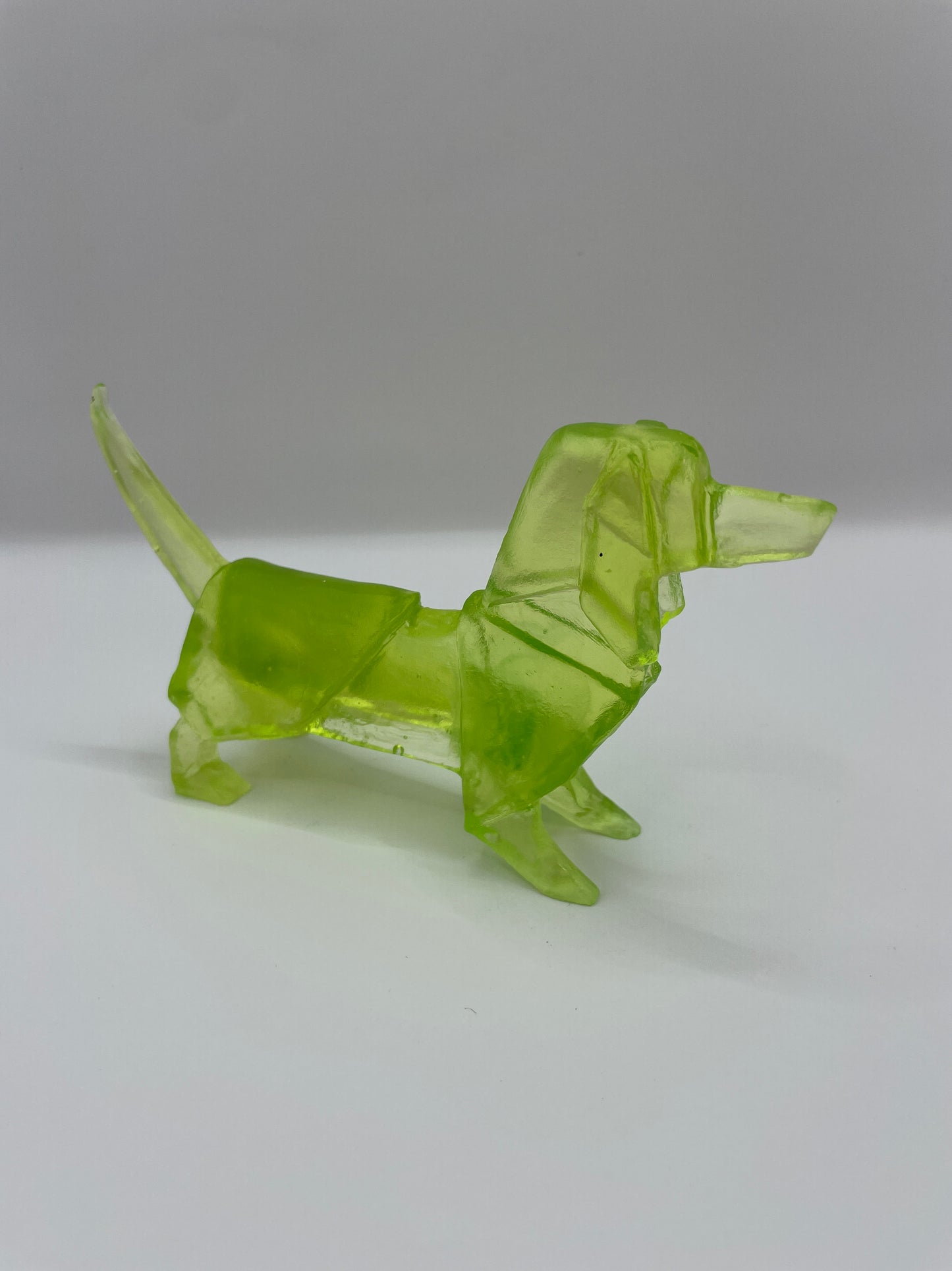 Dog (Schnitzel) Glass Origami Thomas Barter