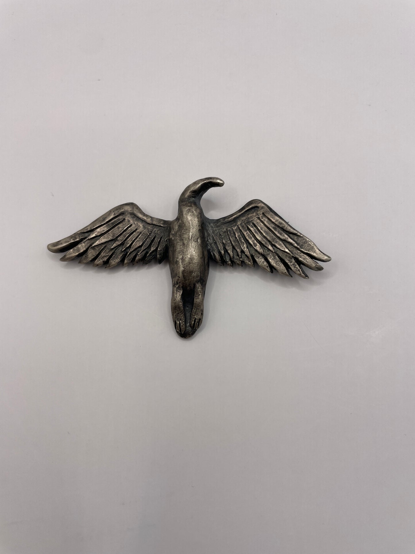 Silver Shag Brooch