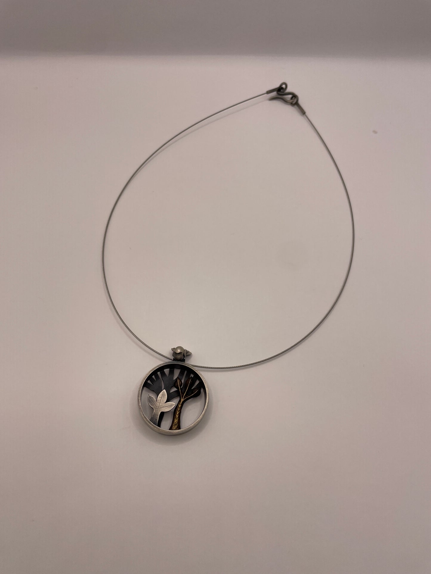 Forest pendant necklace