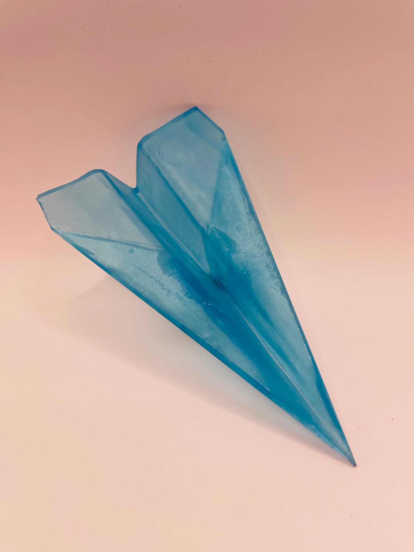 Glass  paper plane wall hanging