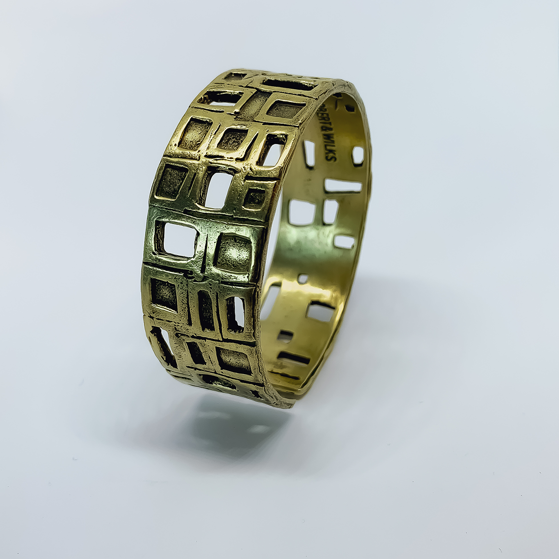 Golden Bronze Cuff Bangle