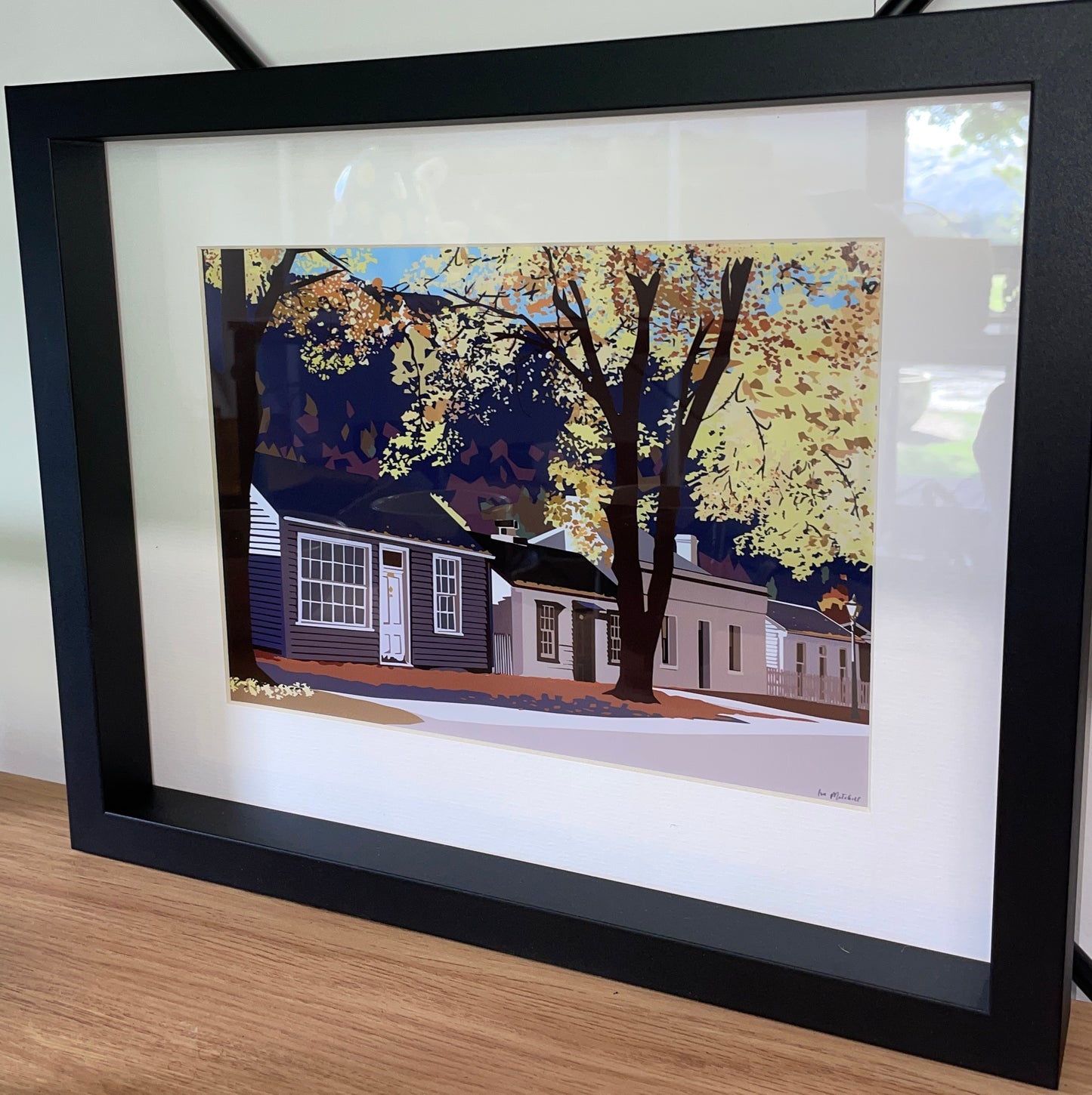 Arrowtown Street framed print (Ira Mitchell)