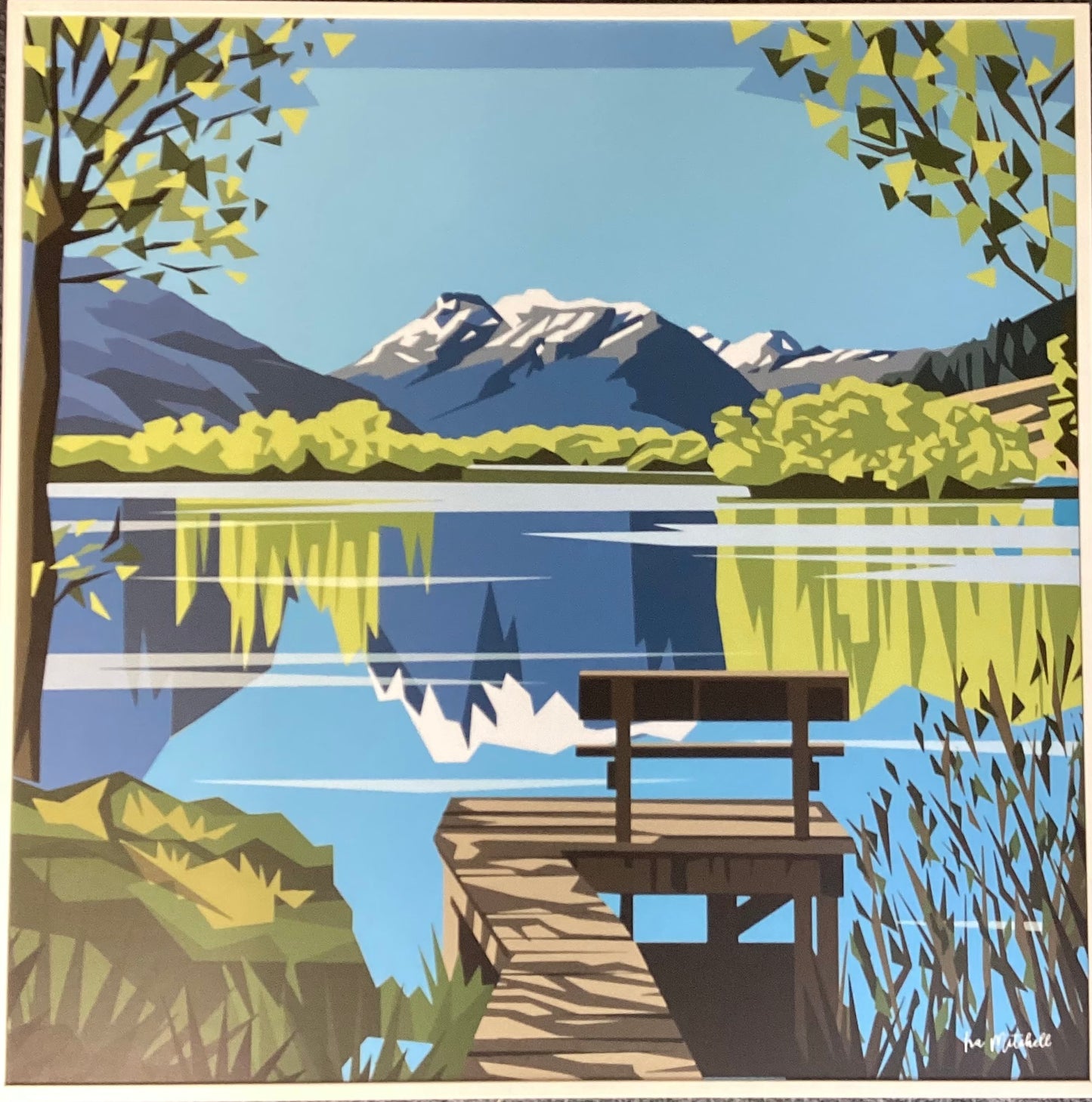 Glenorchy Lagoon Framed Print by Ira Mitchell