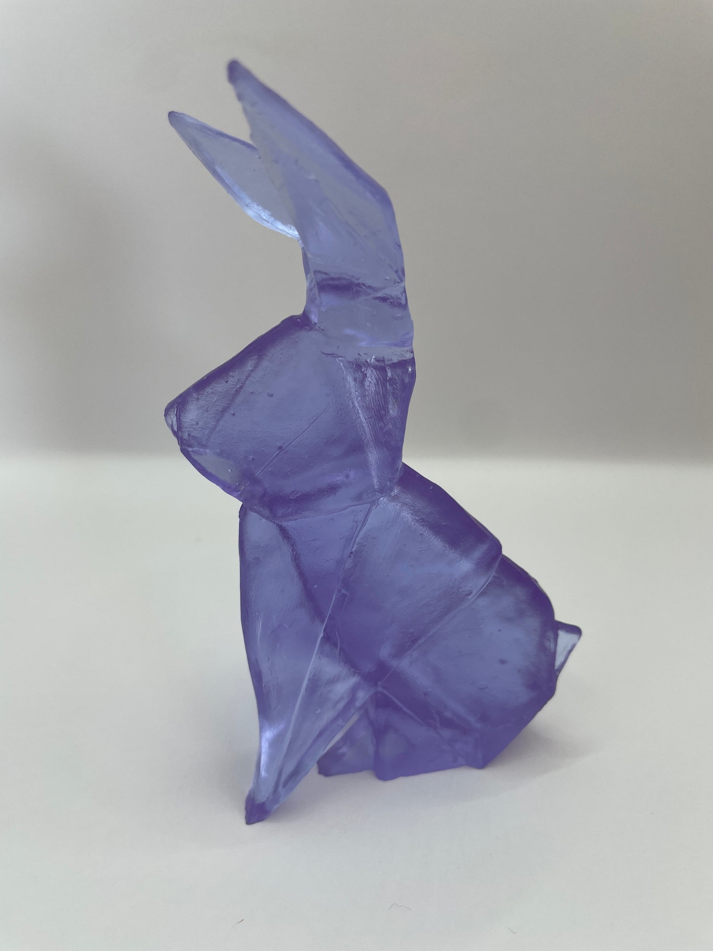 Rabbit origami glass Thomas Barter