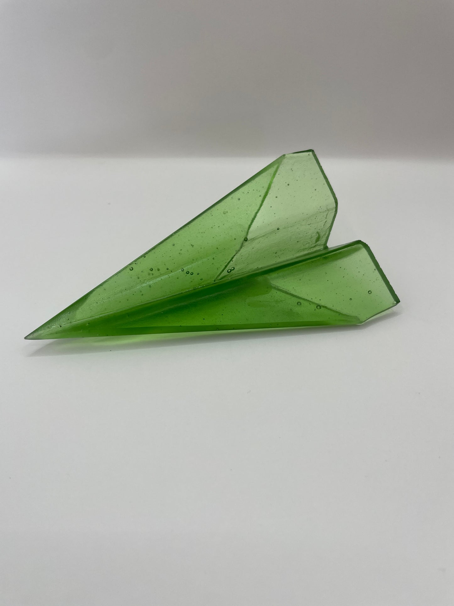 Glass paper plane Thomas Barter