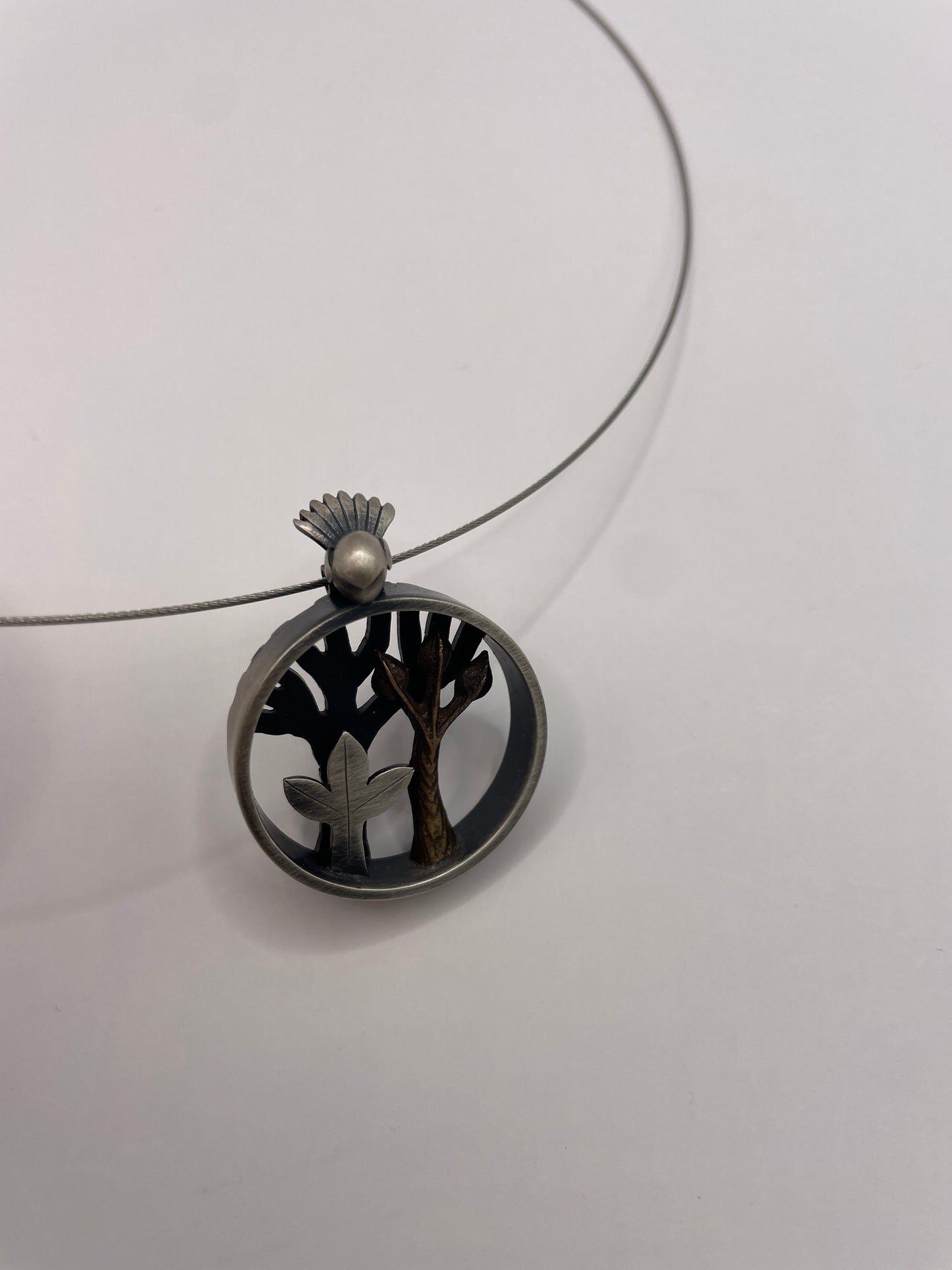 Forest pendant necklace