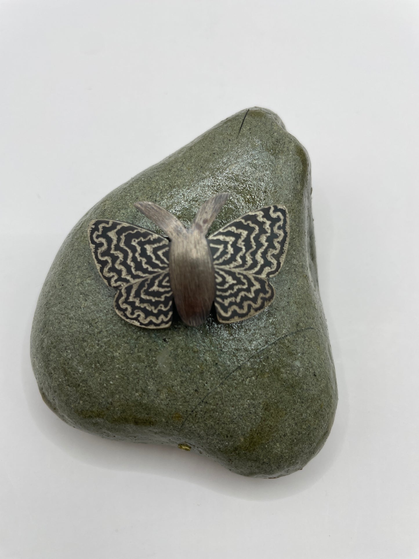 Moth Brooch Silver (small)