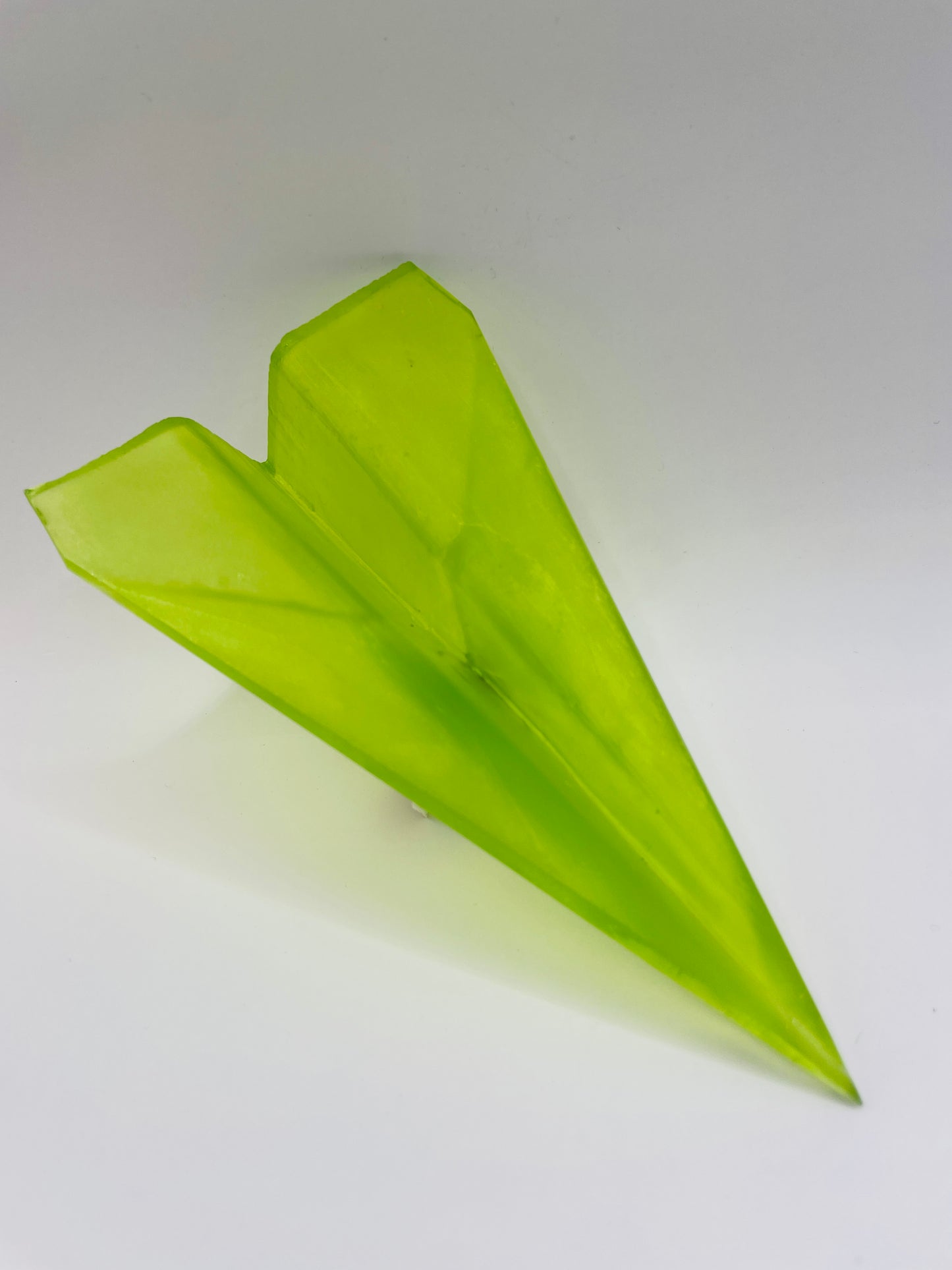 Glass  paper plane wall hanging