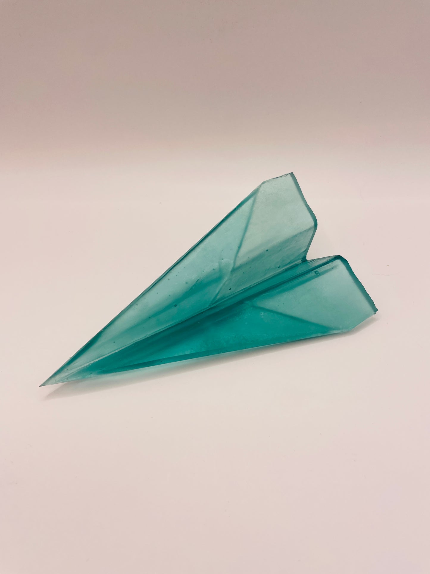 Glass paper plane Thomas Barter