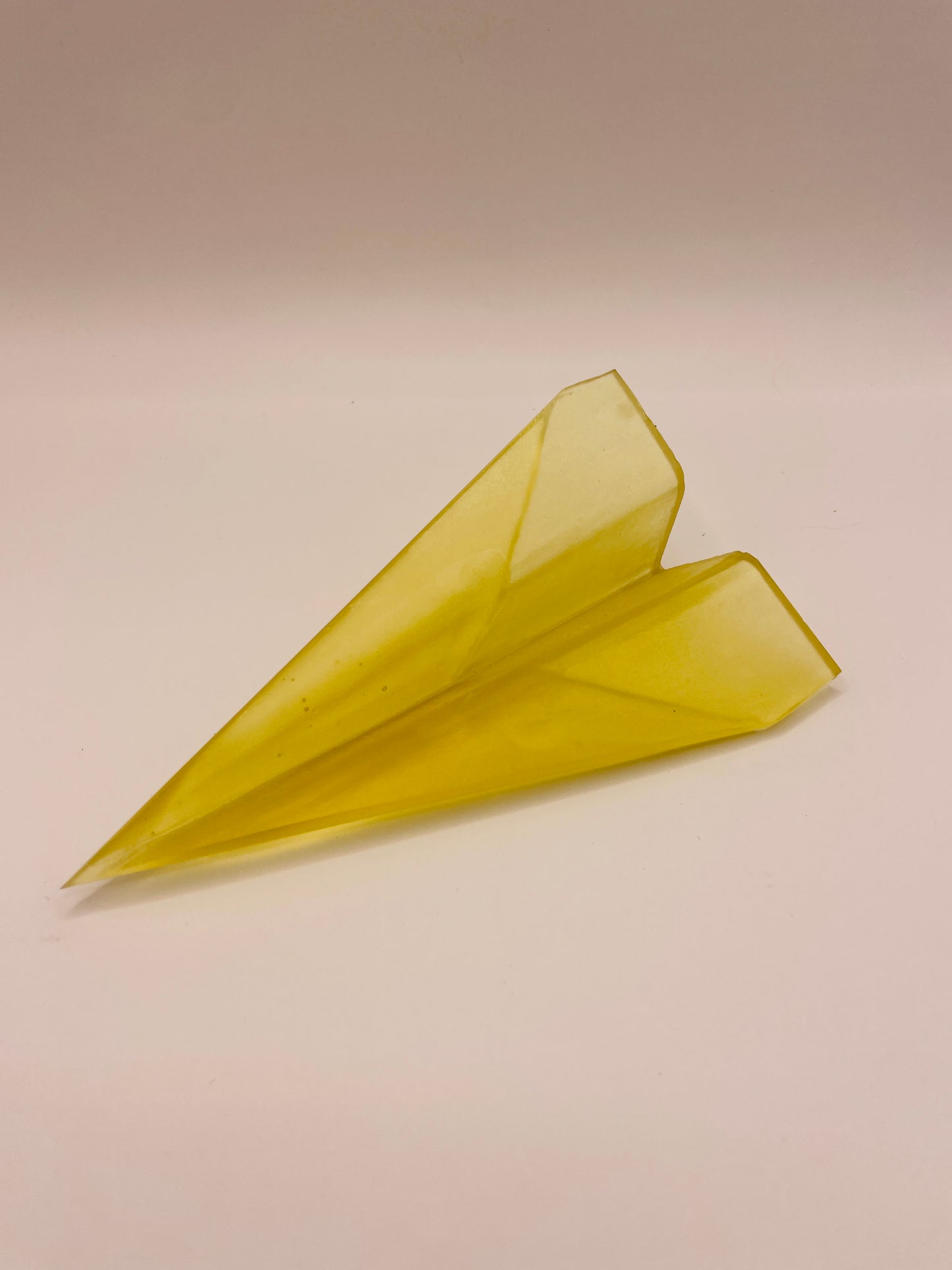 Glass paper plane Thomas Barter