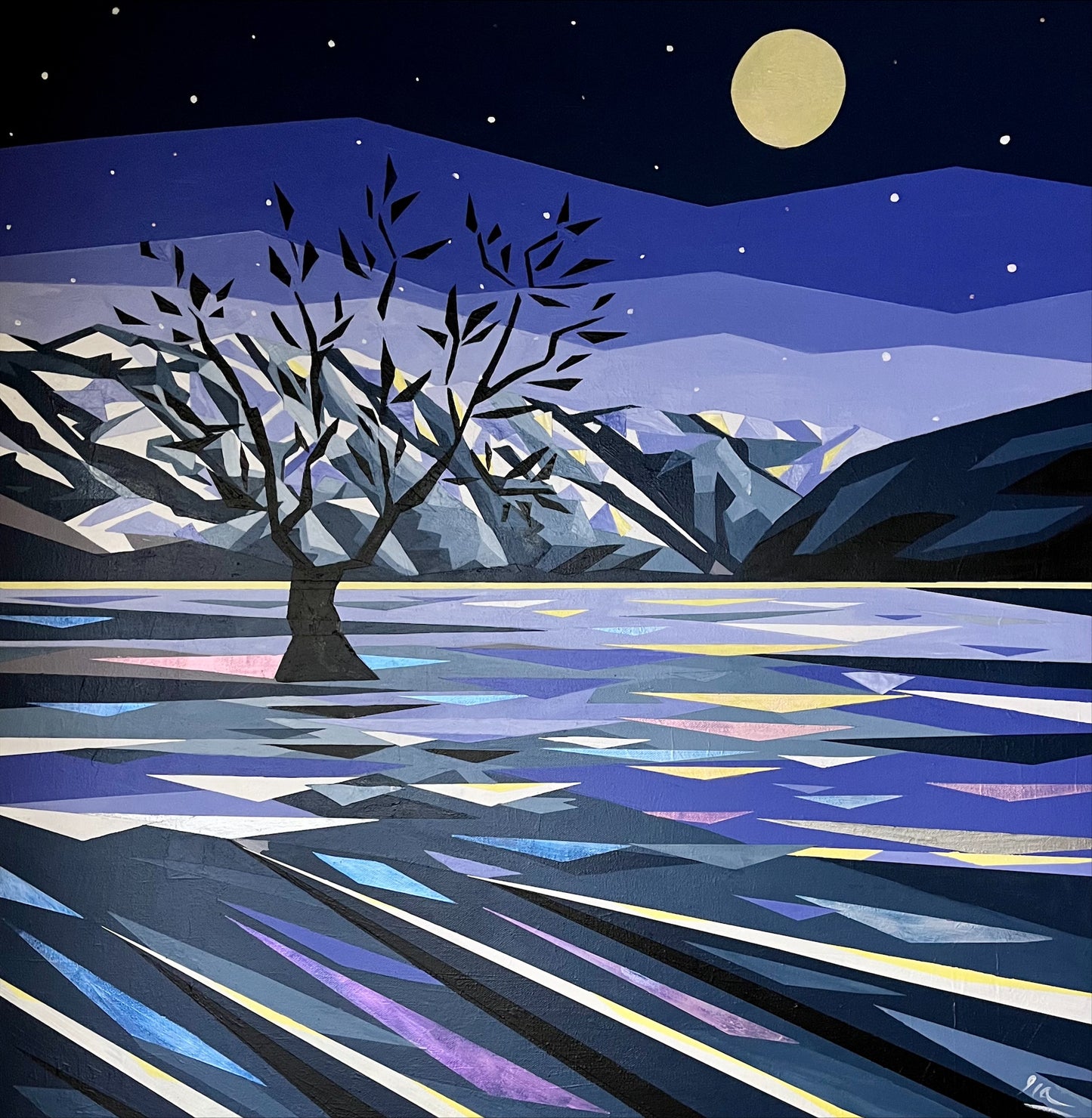 Moonlight Walk Wanaka by Ira Mitchell