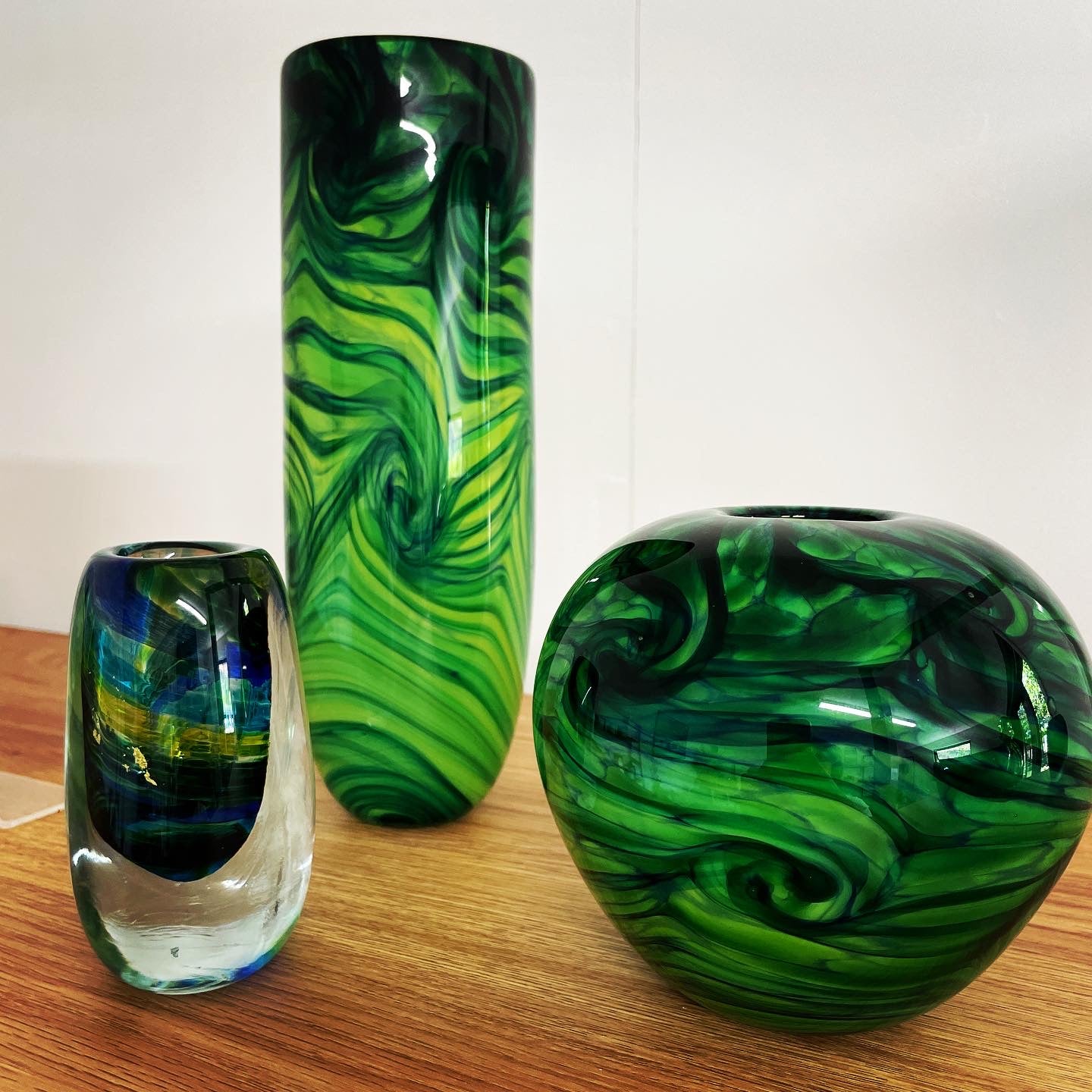 Bush glass vase tall