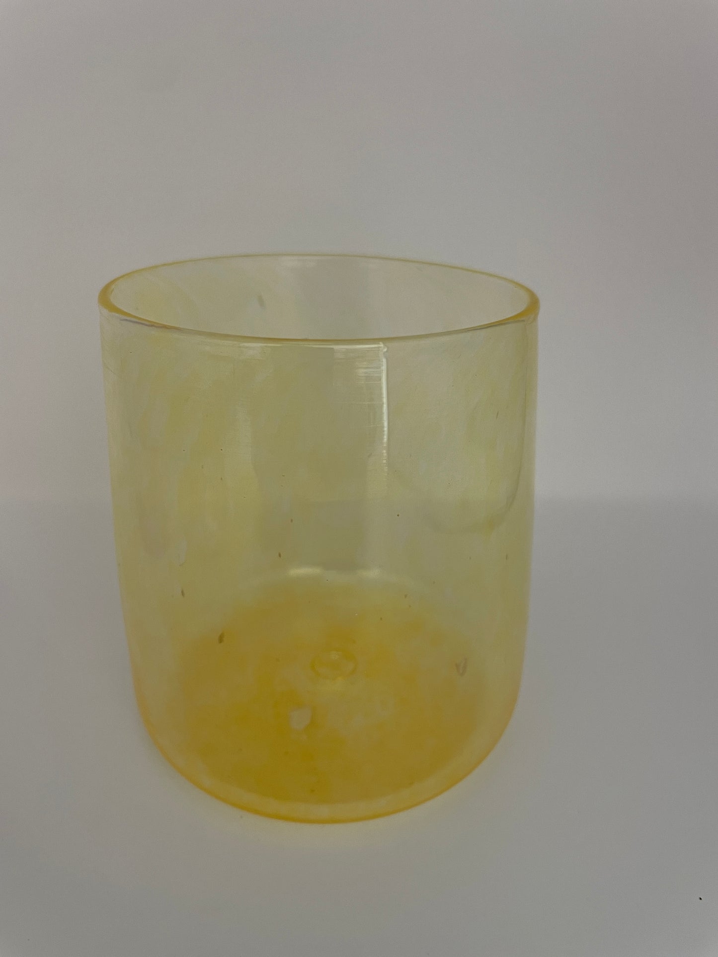 Monmouth Glass square cup (hand blown) BUY 3 GET 1 FREE