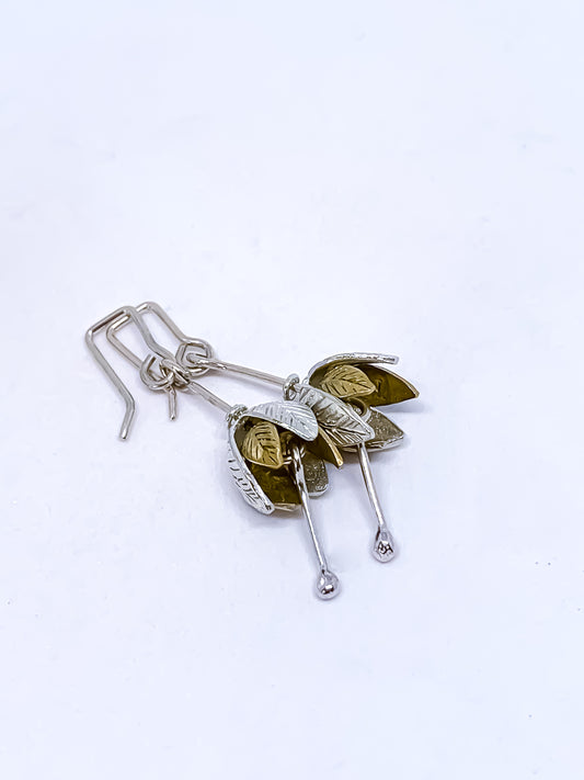 Herbert & Wilks Stylised Fuchsia Earrings